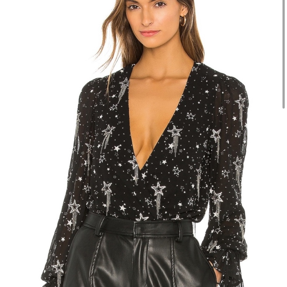 Andressa Bodysuit in Black Stardust
NBD, Medium, Revolve, Like new condition